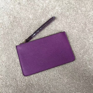 THIRTY-THREE-COLORS Women's Fashion Genuine Leather Coin Purse Wallet Bag - Divine Inspiration Styles