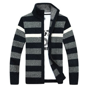 MANTLC Men's Fashion Premium Quality Zipper Sweater Jacket - Divine Inspiration Styles