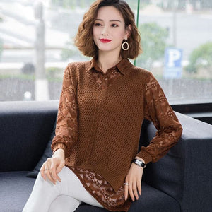 DDJ Women's Fashion Stylish Knitted Sweater Blouse Top - Divine Inspiration Styles