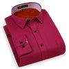 PAUL JONES Men's Stylish Trendy Fashion Thick Warm Plush Business Dress Shirt - Divine Inspiration Styles