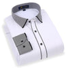 PAUL JONES Men's Stylish Trendy Fashion Thick Warm Plush Business Dress Shirt - Divine Inspiration Styles