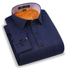PAUL JONES Men's Stylish Trendy Fashion Thick Warm Plush Business Dress Shirt - Divine Inspiration Styles