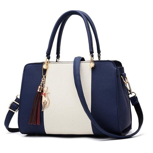 GRACE Design Collection Women's Fashion Elegant Tassel Patchwork Designer Handbag - Divine Inspiration Styles