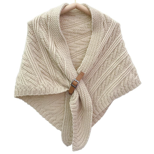 ALISON Design Women's Fashion Premium Quality Knitted Poncho Scarf - Divine Inspiration Styles