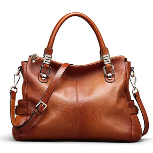 HBA Design Women's Fashion Luxury Style Genuine 100% Leather Handbag - Divine Inspiration Styles