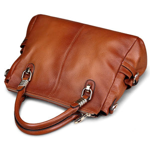 HBA Design Women's Fashion Luxury Style Genuine 100% Leather Handbag - Divine Inspiration Styles