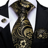 DBG VIP Design Collection Men's Fashion Golden Yellow 100% Premium Quality Silk Ties - Divine Inspiration Styles