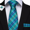 DBG VIP Design Collection Men's Fashion Light Blue 100% Premium Quality Silk Ties - Divine Inspiration Styles