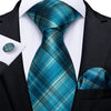 DBG VIP Design Collection Men's Fashion Emerald Green 100% Premium Quality Silk Ties - Divine Inspiration Styles