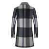 BRADFORD Design Collection Men's Fashion Premium Quality Long Wool Plaid Trench Coat - Divine Inspiration Styles