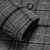 BRADFORD Design Collection Men's Fashion Premium Quality Long Wool Plaid Trench Coat - Divine Inspiration Styles