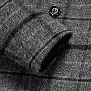 BRADFORD Design Collection Men's Fashion Premium Quality Long Wool Plaid Trench Coat - Divine Inspiration Styles
