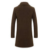 BRADFORD Design Collection Men's Fashion Premium Quality Long Wool Blend Trench Coat - Divine Inspiration Styles