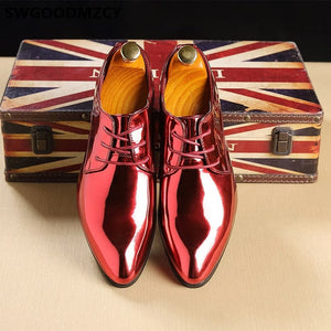 SWG Design Men's Fashion Luxury Style Designer Leather Formal Business Dress Shoes - Divine Inspiration Styles