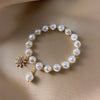 ZENSHE Women's Fashion Stylish Flower Design Simulated Pearl Bracelet - Divine Inspiration Styles