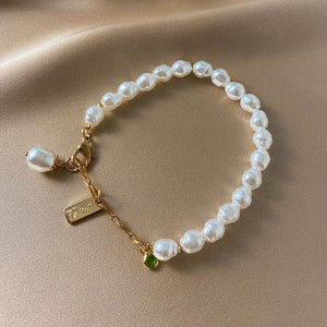 ZENSHE Women's Fashion Stylish Flower Design Simulated Pearl Bracelet - Divine Inspiration Styles