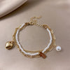 ZENSHE Women's Fashion Stylish Flower Design Simulated Pearl Bracelet - Divine Inspiration Styles