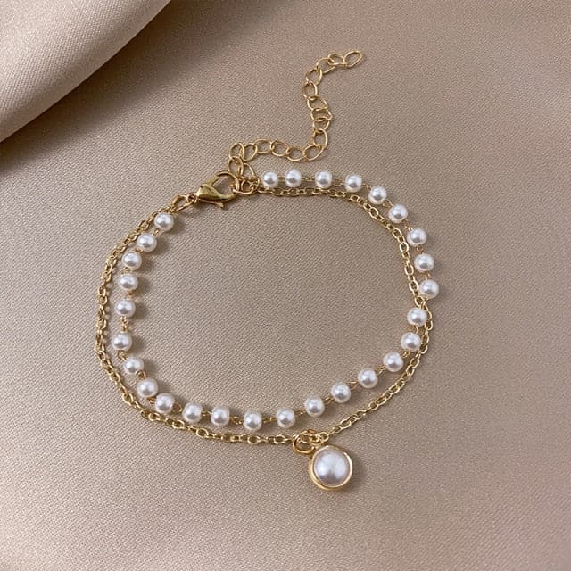 ZENSHE Women's Fashion Stylish Flower Design Simulated Pearl