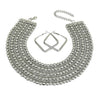 MANILA Women's Fashion Stylish Princess Design Gold & Silver Tone Jewelry Set - Divine Inspiration Styles