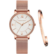 HANNAH MARTIN Women's Fine Fashion Premium Quality Luxury Style Bracelet Watch - Divine Inspiration Styles