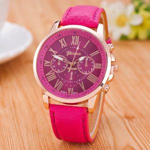 GENEVA Women's Fine Fashion Premium Quality Luxury Style Leather Watch - Divine Inspiration Styles