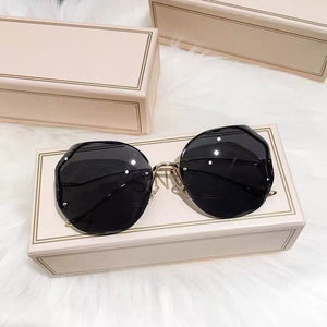 ZWG Women's Elegant Fine Fashion Ocean Water Cut Luxury Sunglasses - Divine Inspiration Styles