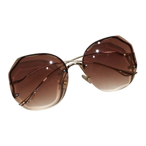 ZWG Women's Elegant Fine Fashion Ocean Water Cut Luxury Sunglasses - Divine Inspiration Styles