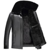 OSM Design Men's Fashion Premium Quality Leather Plush Fur Coat Jacket - Divine Inspiration Styles