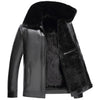 OSM Design Men's Fashion Premium Quality Leather Plush Fur Coat Jacket - Divine Inspiration Styles
