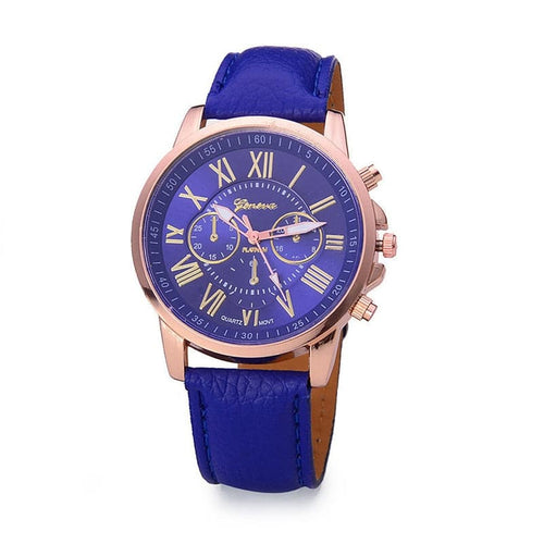 GENEVA Women's Fine Fashion Premium Quality Luxury Style Leather Watch - Divine Inspiration Styles