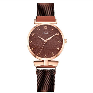 JADI Women's Fine Fashion Premium Quality Luxury Style Rose Gold Bracelet Watch - Divine Inspiration Styles