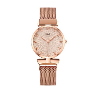 JADI Women's Fine Fashion Premium Quality Luxury Style Rose Gold Bracelet Watch - Divine Inspiration Styles