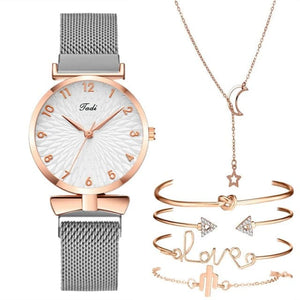 JADI Women's Fine Fashion Premium Quality Luxury Style Rose Gold Bracelet Watch - Divine Inspiration Styles