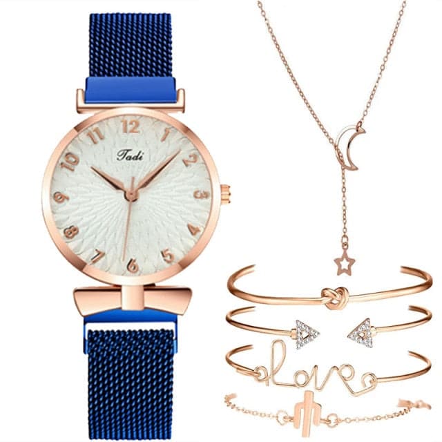 JADI Women's Fine Fashion Premium Quality Luxury Style Rose Gold Bracelet Watch - Divine Inspiration Styles