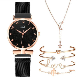 JADI Women's Fine Fashion Premium Quality Luxury Style Rose Gold Bracelet Watch - Divine Inspiration Styles