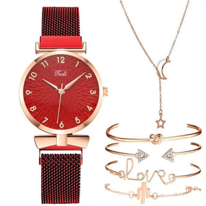 JADI Women's Fine Fashion Premium Quality Luxury Style Rose Gold Bracelet Watch - Divine Inspiration Styles