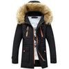 HQI Men's Sports Fashion Fur Collar Hooded Thick Parka Winter Jacket - Divine Inspiration Styles