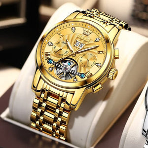 OLEVS Men's Luxury Fine Fashion Premium Top Quality Stainless Steel Watch - Divine Inspiration Styles