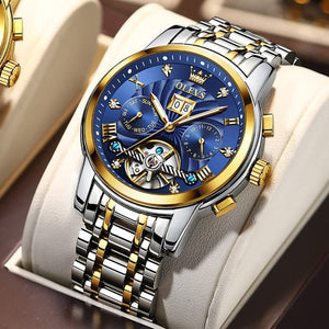 OLEVS Men's Luxury Fine Fashion Premium Top Quality Stainless Steel Watch - Divine Inspiration Styles
