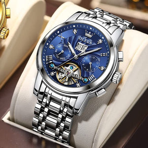 OLEVS Men's Luxury Fine Fashion Premium Top Quality Stainless Steel Watch - Divine Inspiration Styles