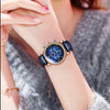 LIGE Women's Fashion Genuine Leather Premium Quality Triple Dial Luxury Style Watch - Divine Inspiration Styles