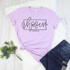 CHOSEN 1 Peter 2:9 Women's Fashion Premium Quality Christian Faith Based T-Shirt - Divine Inspiration Styles