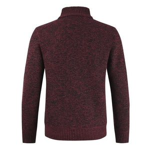 MOGA Design Men's Fashion Premium Quality Quilted Zipper Sweater Jacket - Divine Inspiration Styles