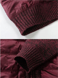 MOGA Design Men's Fashion Premium Quality Quilted Zipper Sweater Jacket - Divine Inspiration Styles