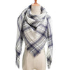 LUANA Design Women's Luxury Fashion Warm Winter Plaid Cashmere Shawl Blanket Scarf - Divine Inspiration Styles