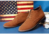 NPZ Men's Genuine Suede Leather Boot Dress Shoes - Divine Inspiration Styles