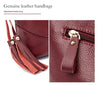 KMF Design Collection Women's Fashion Genuine Leather Tassel Style Handbag - Divine Inspiration Styles