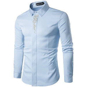 WINSTON Design Collection Men's Fashion Luxury Tuxedo Dress Shirt - Divine Inspiration Styles
