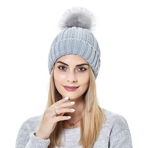 VANESSA Design Collection Women's Winter Plush Fur Beanie Hat - Divine Inspiration Styles