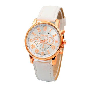 GENEVA Women's Fine Fashion Premium Quality Luxury Style Leather Watch - Divine Inspiration Styles